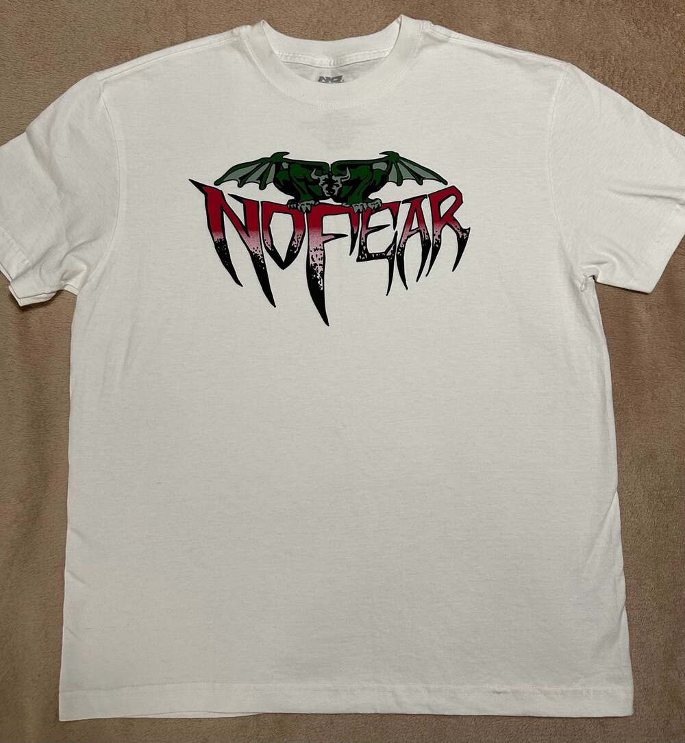 No Fear Dragon Graphic T-Shirt Size S
